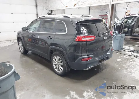 2015 Jeep Cherokee Limited z USA, uszkodzony, nr VIN 1C4PJLDS8FW762376